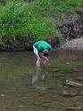 Annie hunting Crawdads